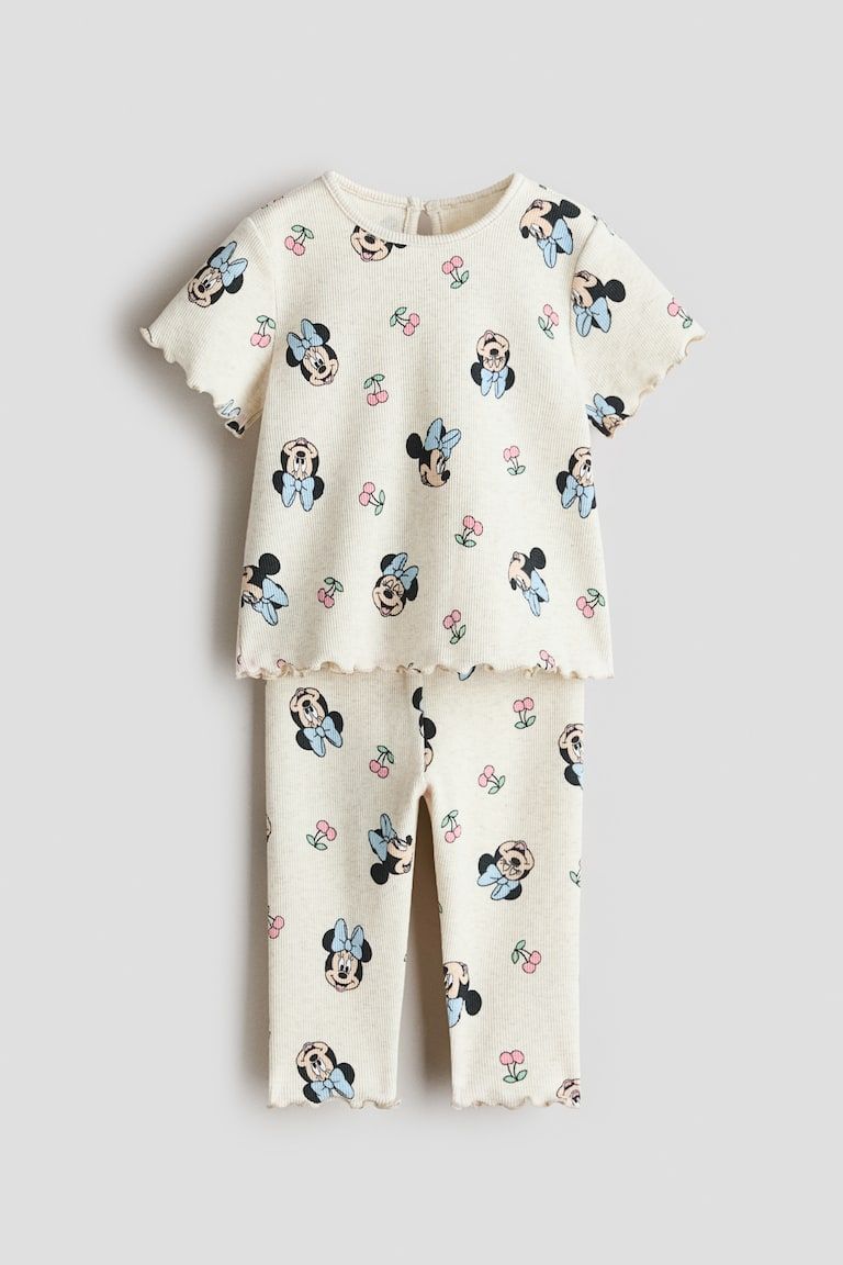 2-Piece Printed Cotton Set