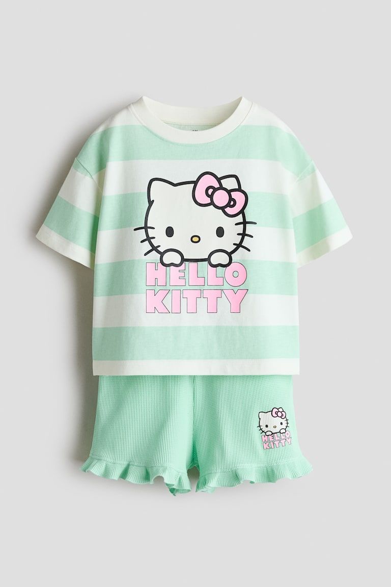 2-Piece Printed Cotton Set