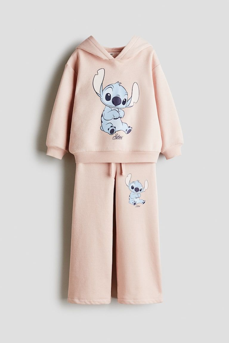 2-Piece Printed Sweatshirt and Joggers Set