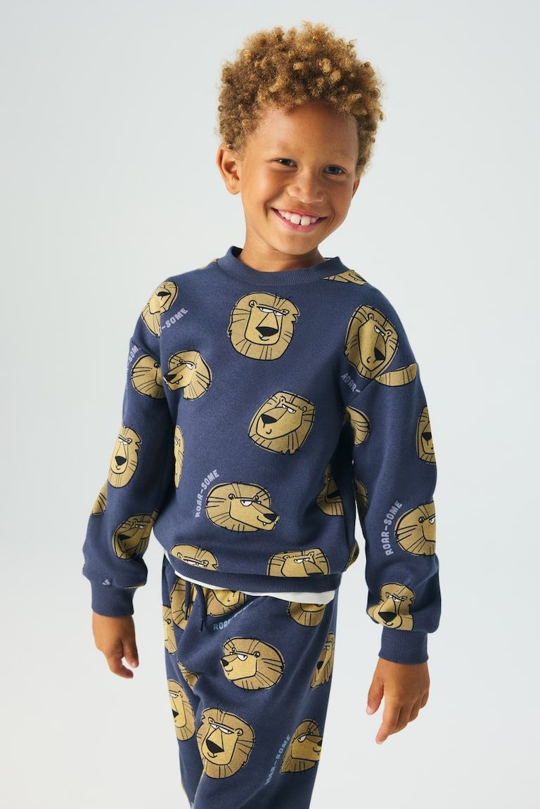 2-Piece Printed Sweatsuit