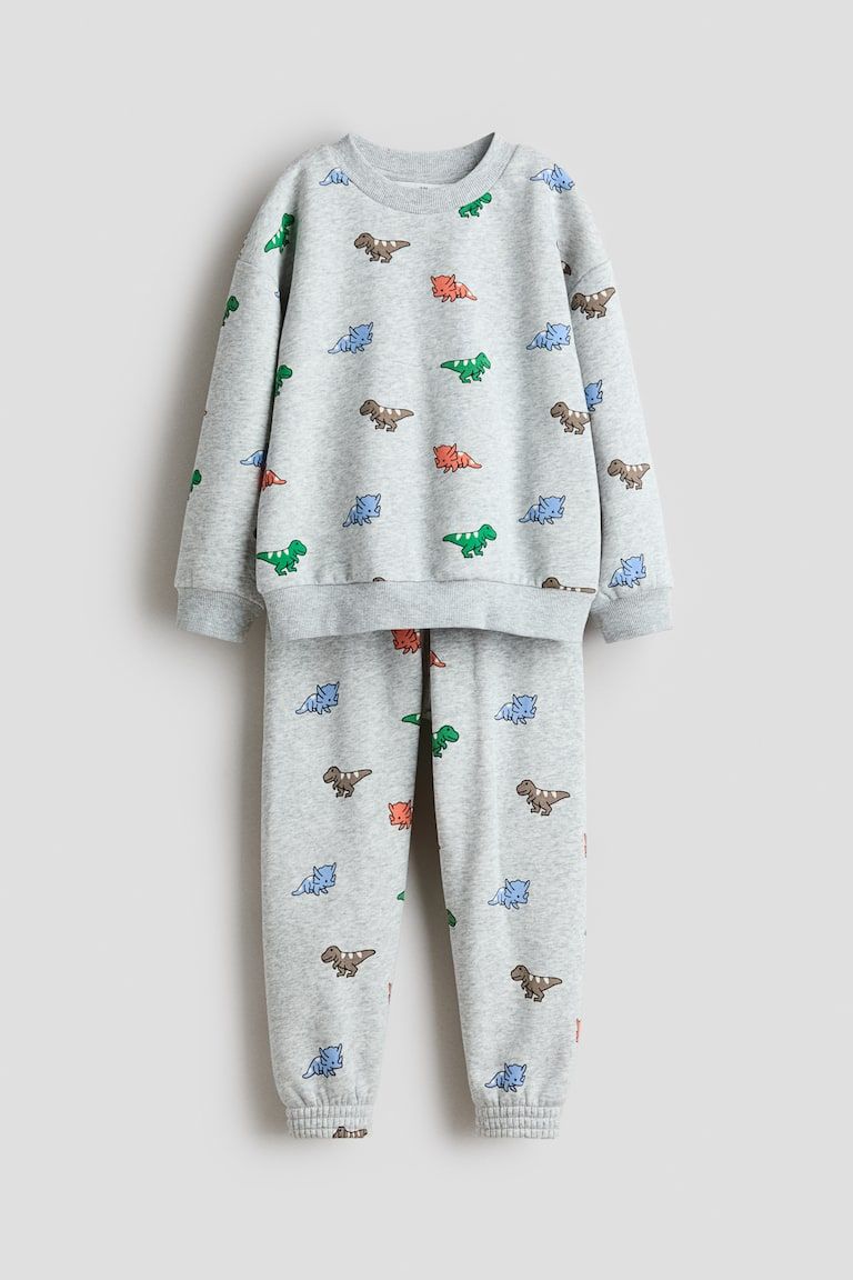 2-Piece Printed Sweatsuit