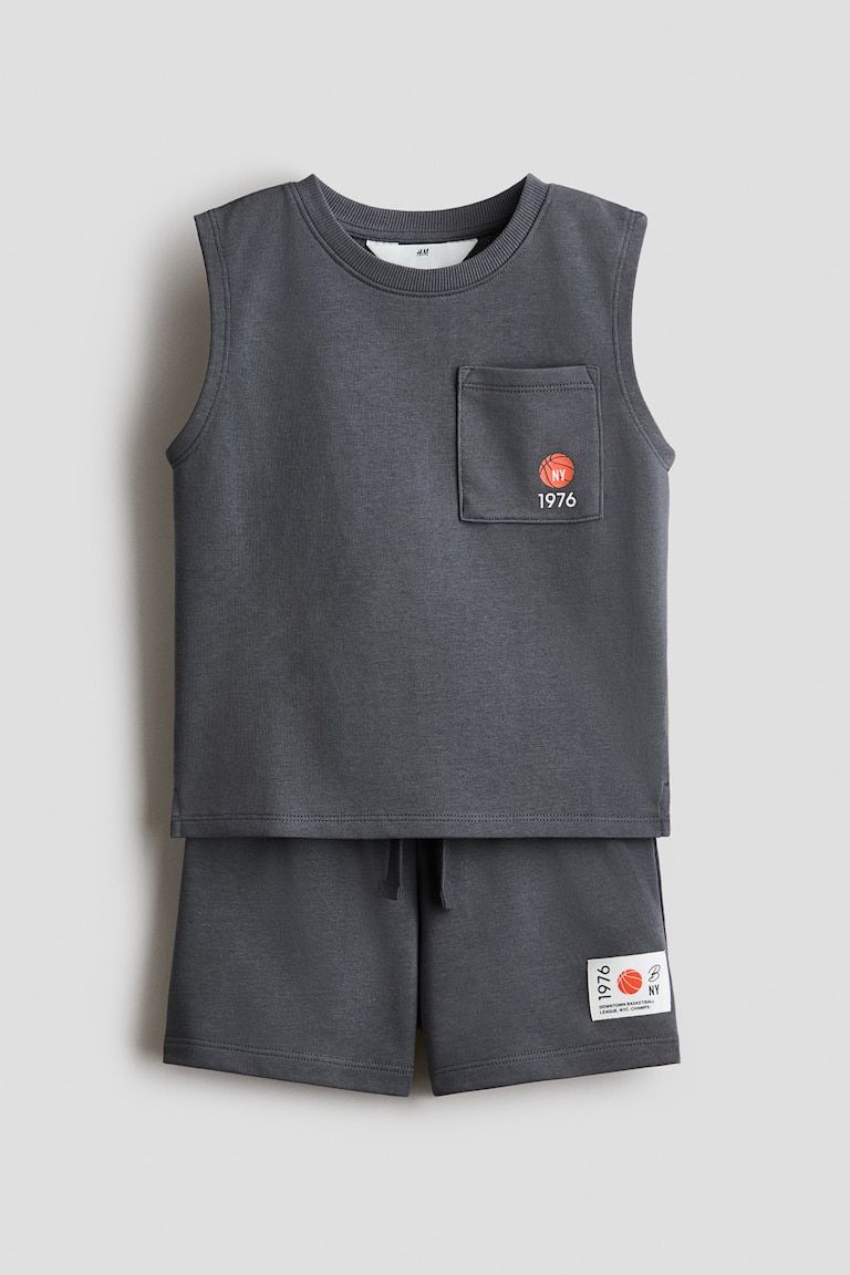2-Piece Sweatshirt Fabric Set
