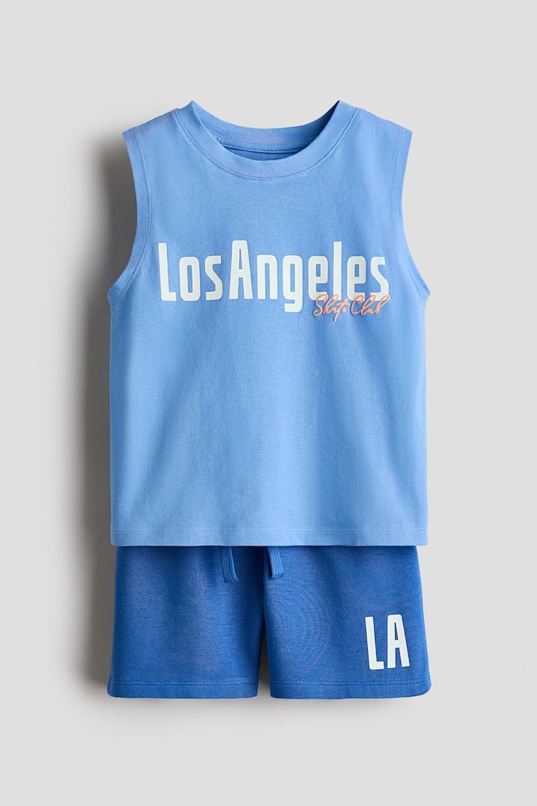 2-Piece Tank Top and Shorts Set