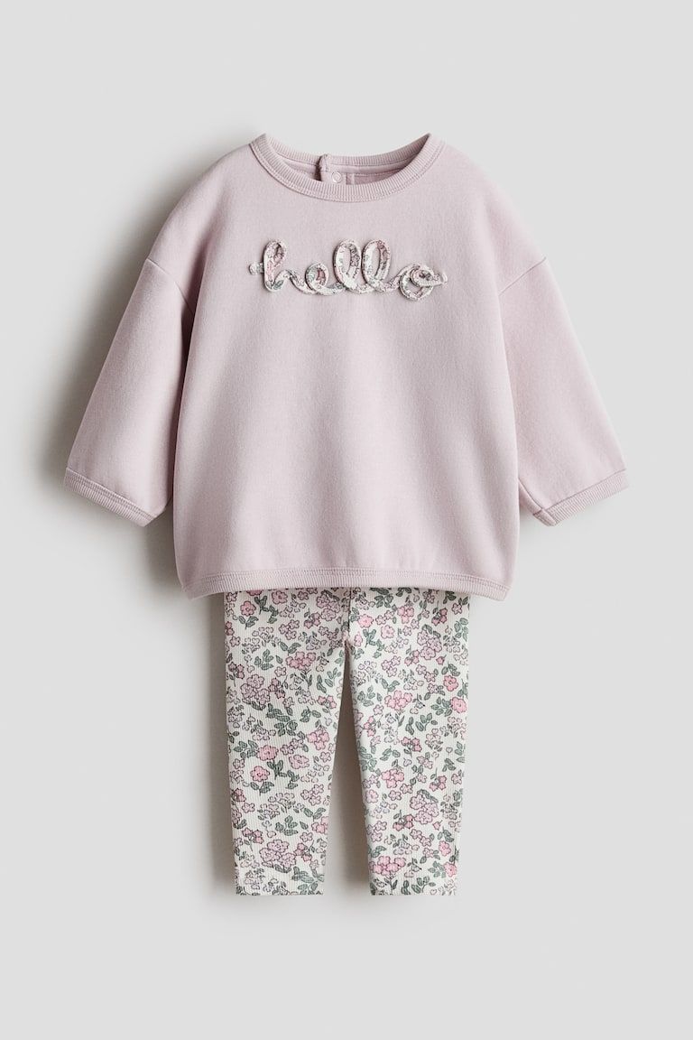 2-Piece Top and Leggings Set