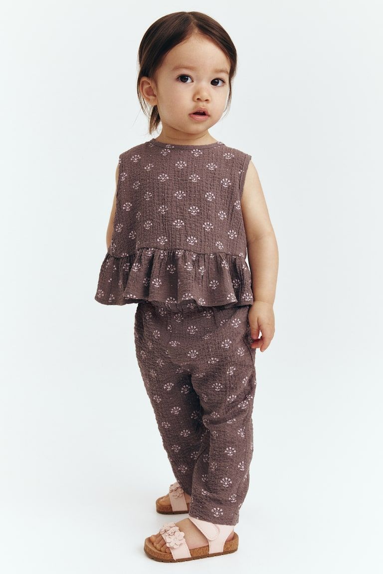 2-Piece Top and Pants Set