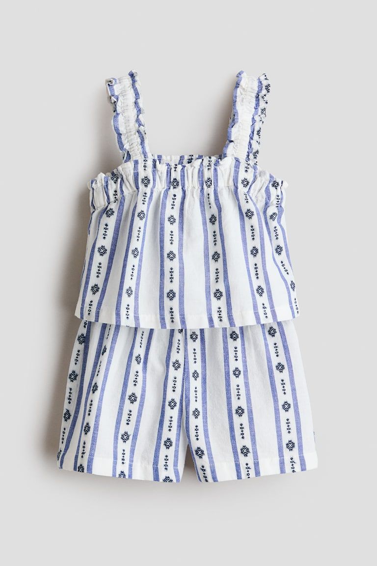 2-Piece Top and Shorts Set