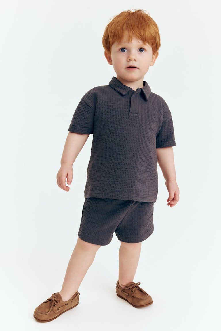 2-Piece Waffled Cotton Set