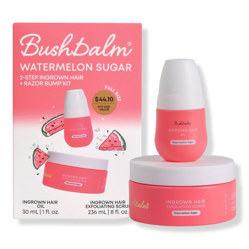 2 Step Ingrown Hair & Razor Bump Kit - Watermelon Sugar