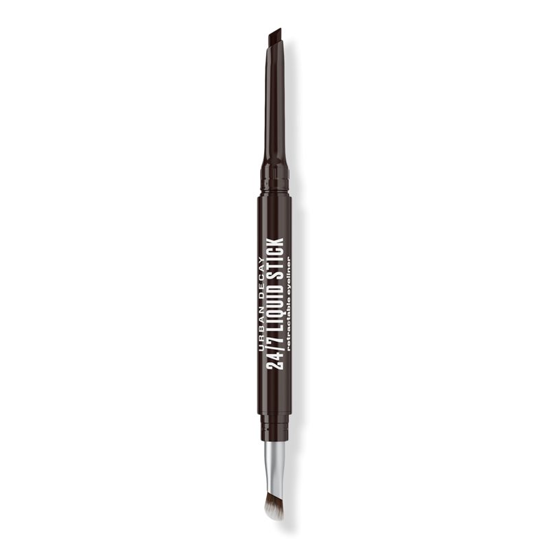 24/7 Liquid Stick Retractable Waterproof Gel Eyeliner + Brush - BROWN NOISE