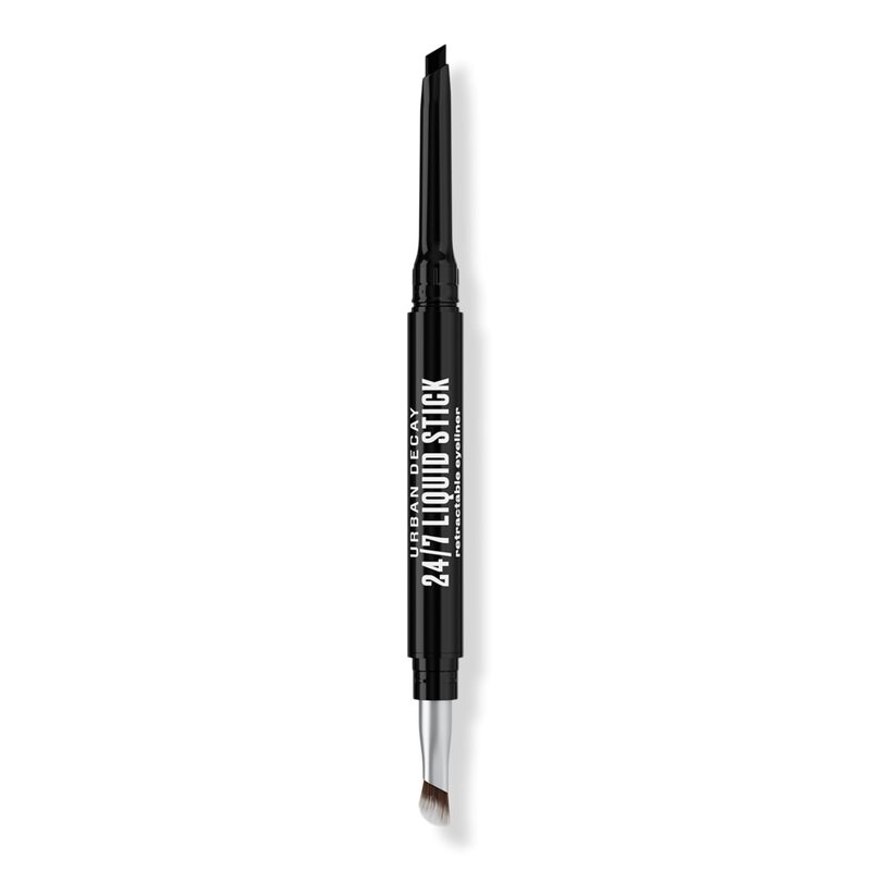 24/7 Liquid Stick Retractable Waterproof Gel Eyeliner + Brush - MELTED ONYX