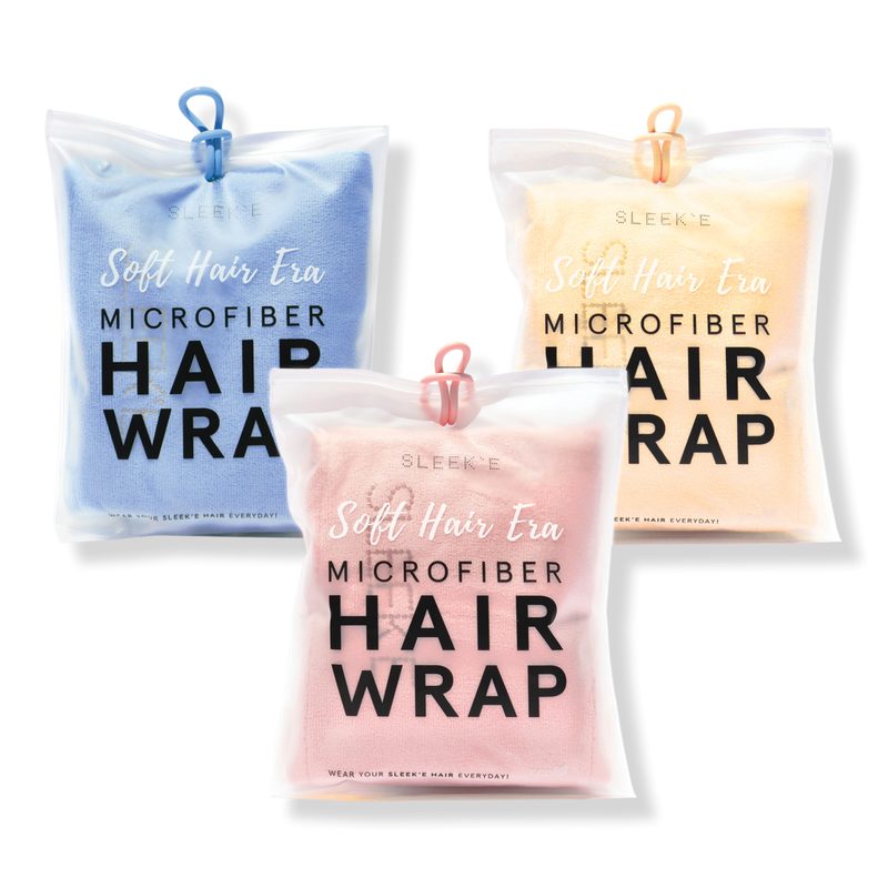 3-for-2 Hair Wrap Bundle - Pink/Blue/Yellow