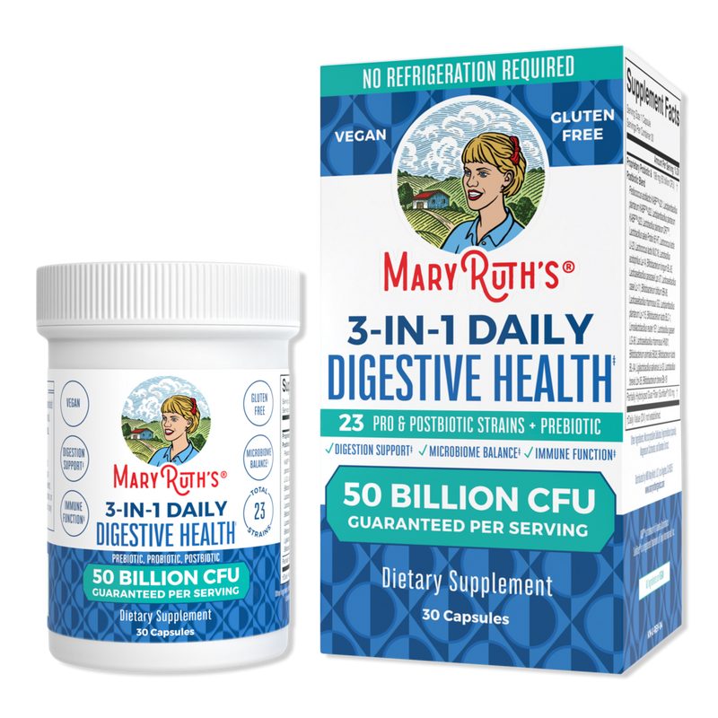 3 in 1 Daily Digestive Health Probiotic 50 Bil CFU