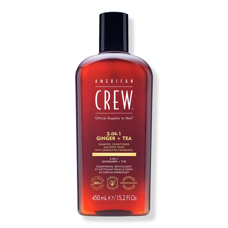 3-in-1 Ginger + Tea Shampoo, Conditioner and Body Wash