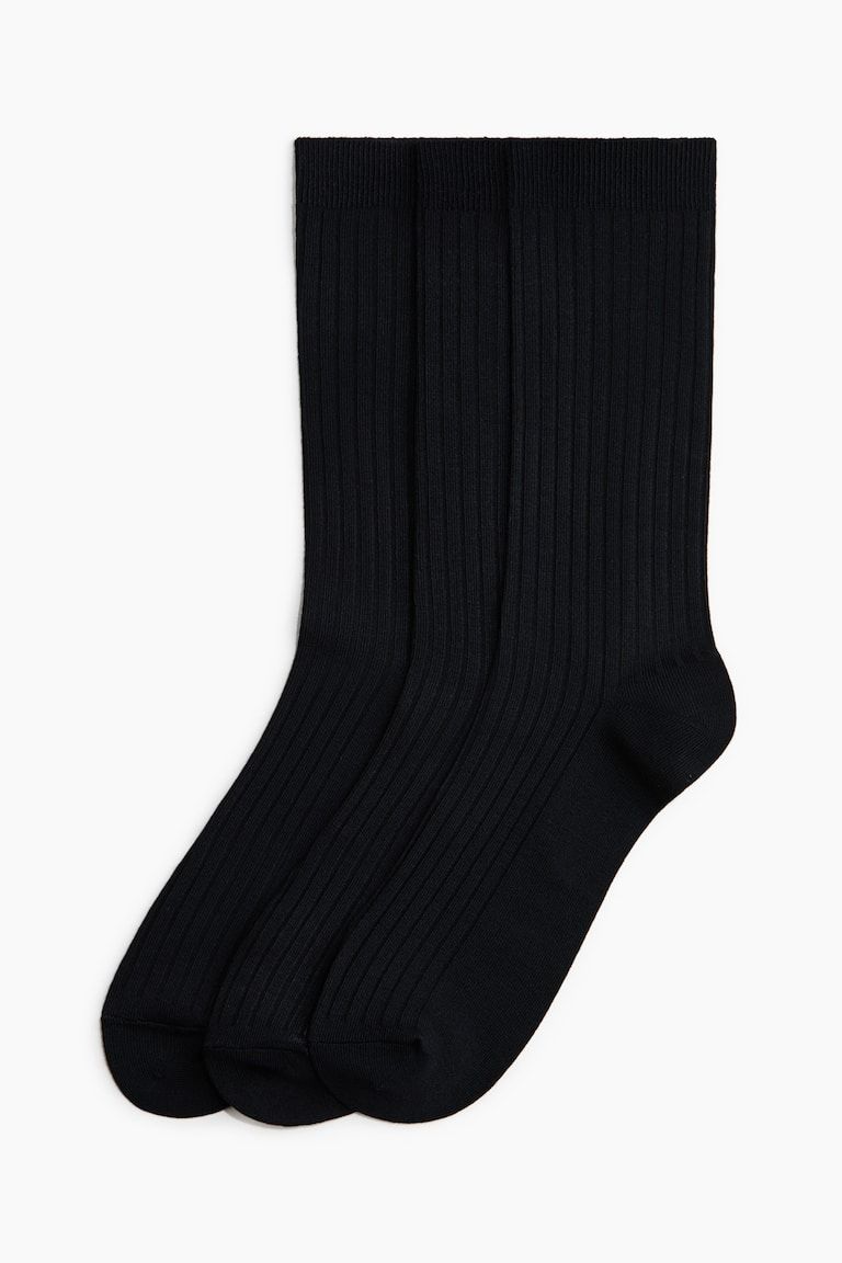 3-Pack Bamboo Viscose-Blend Socks