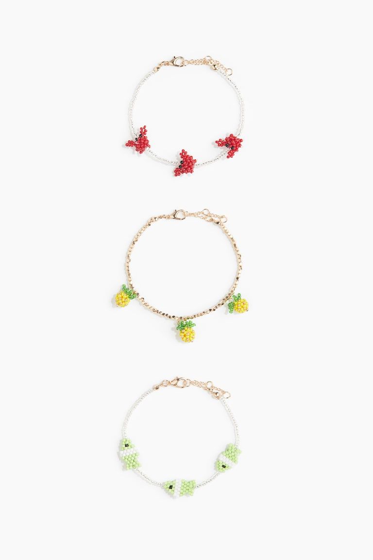 3-Pack Beaded Bracelets