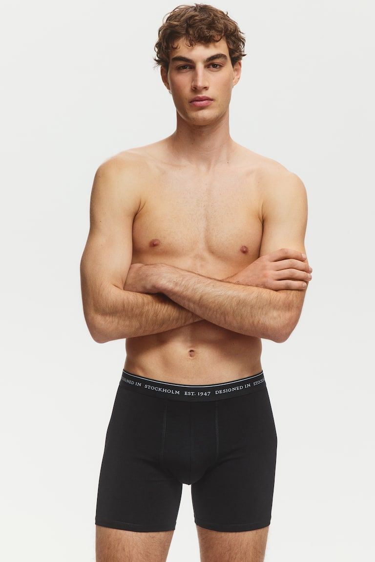 3-Pack COOLMAX® Mid-Length Boxer Briefs