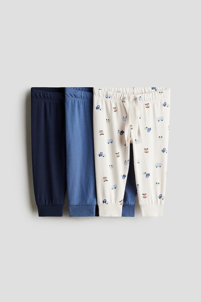 3-pack Cotton Jersey Joggers