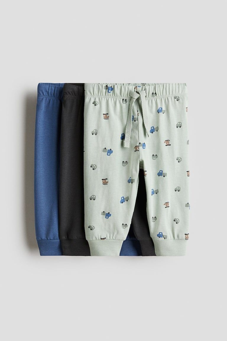 3-pack Cotton Jersey Joggers