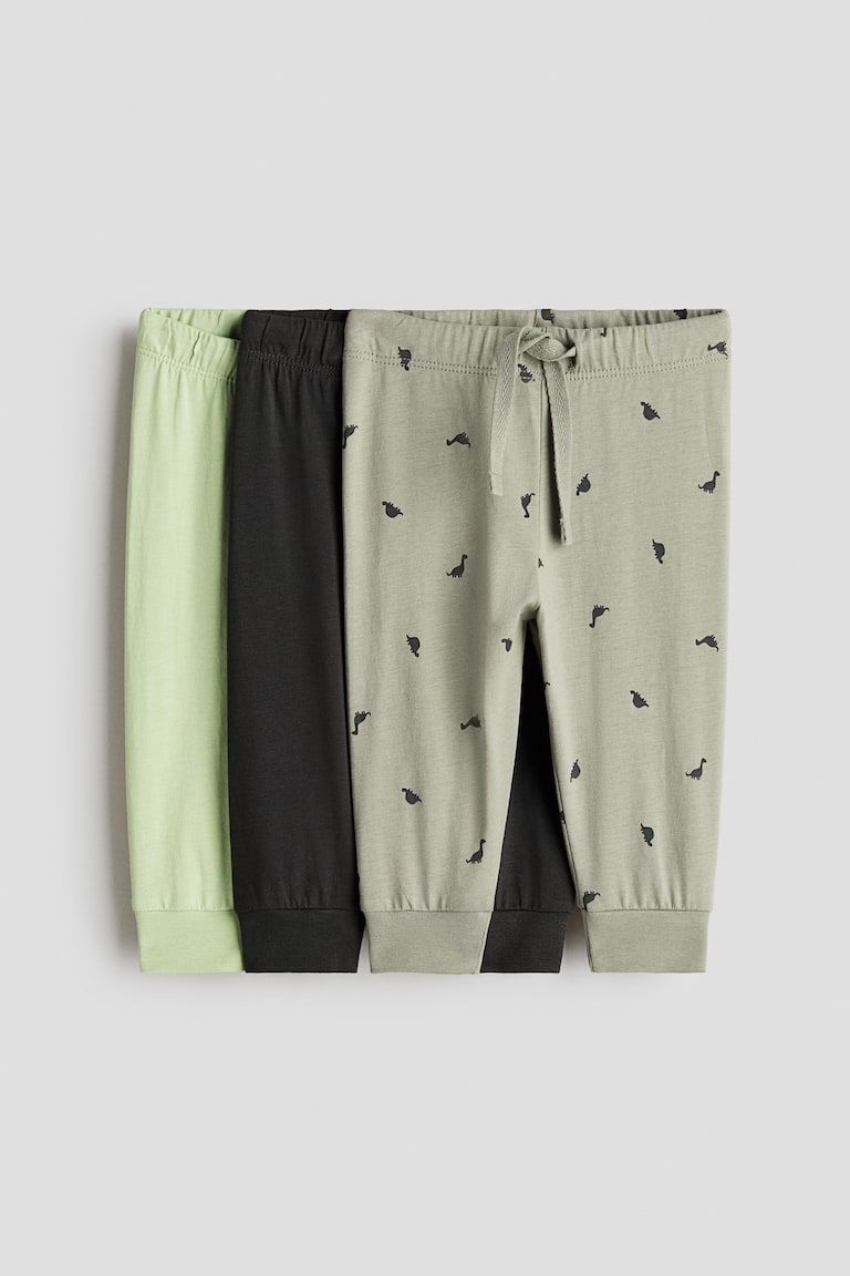 3-pack Cotton Jersey Joggers