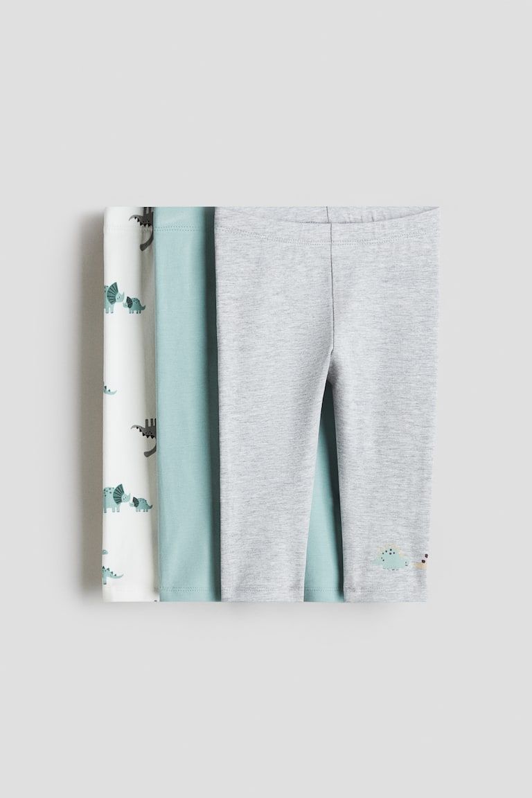 3-pack Cotton Jersey Leggings