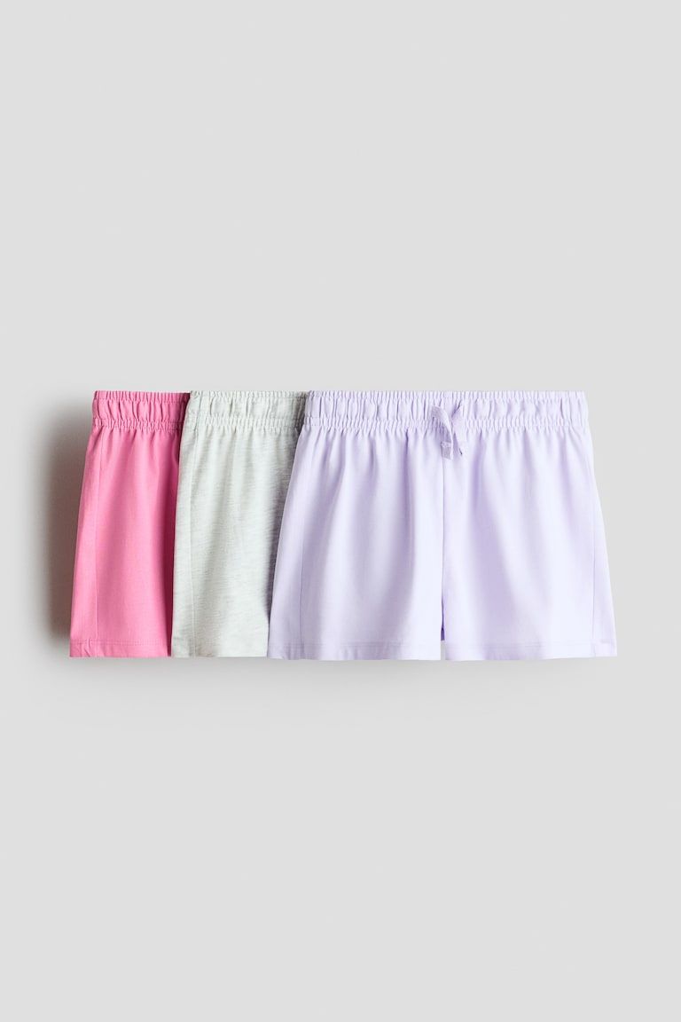 3-Pack Cotton Jersey Shorts