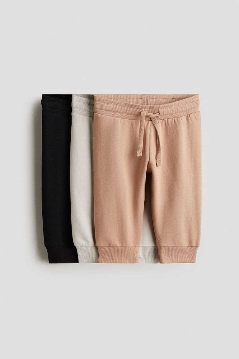 3-pack Cotton Joggers