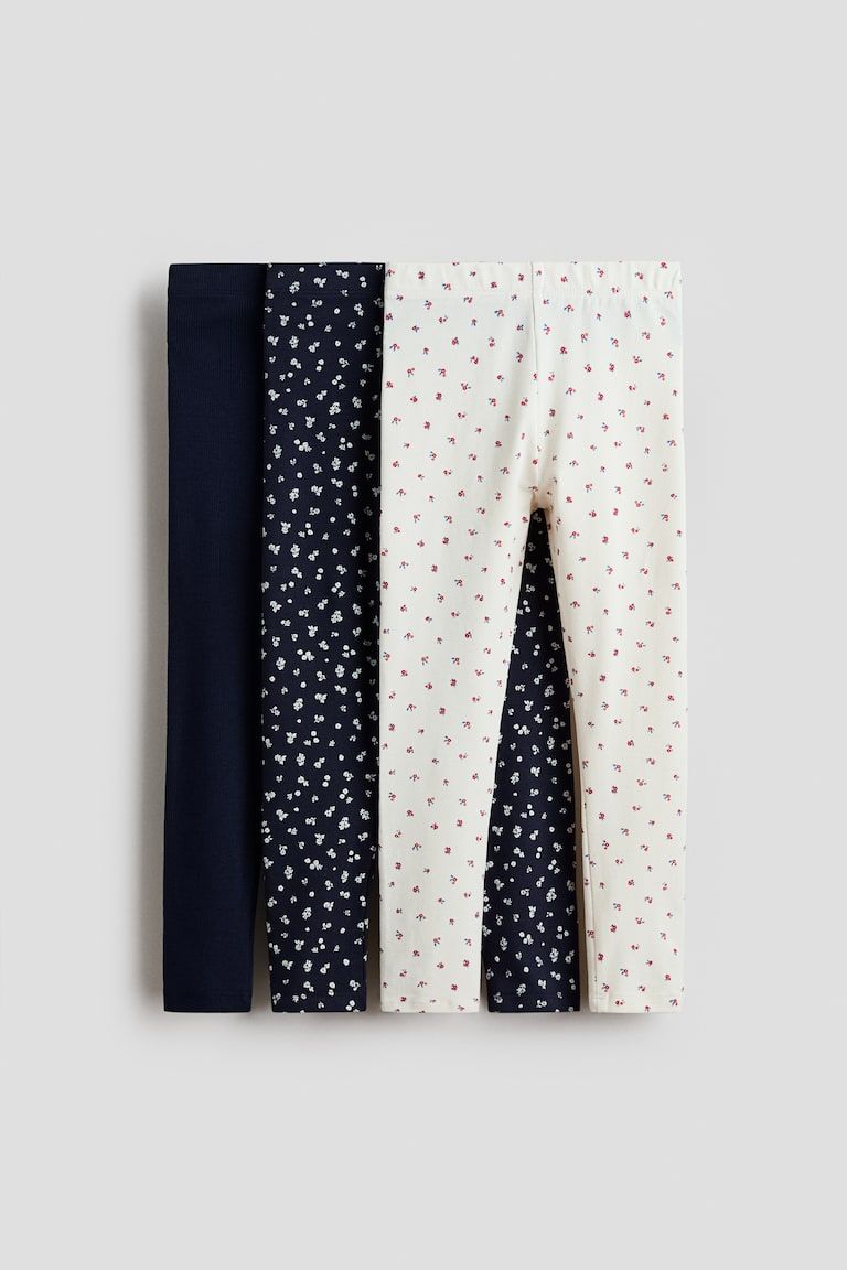 3-Pack Cotton Leggings