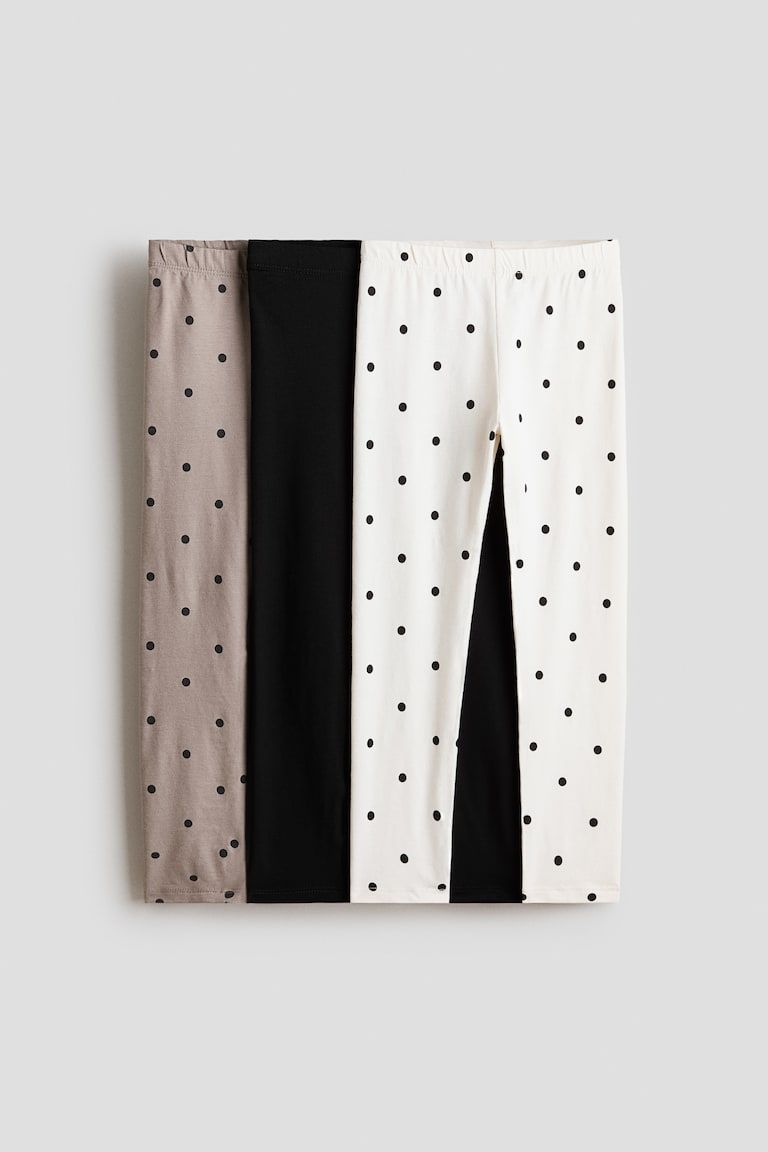 3-Pack Cotton Leggings