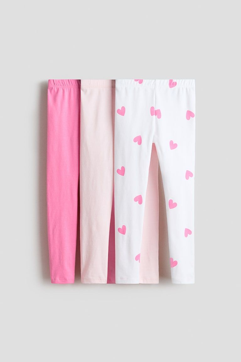 3-Pack Cotton Leggings