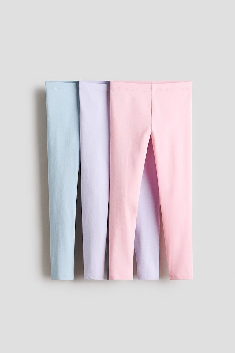 3-Pack Cotton Leggings