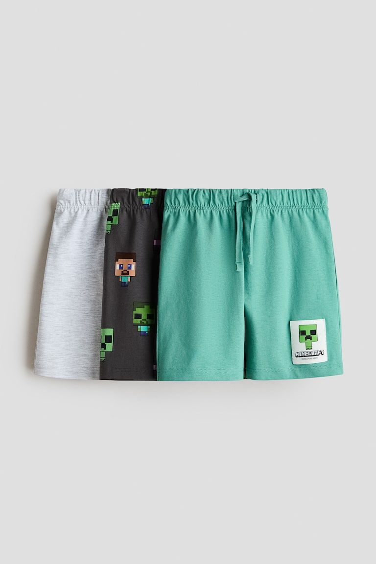 3-Pack Cotton Shorts