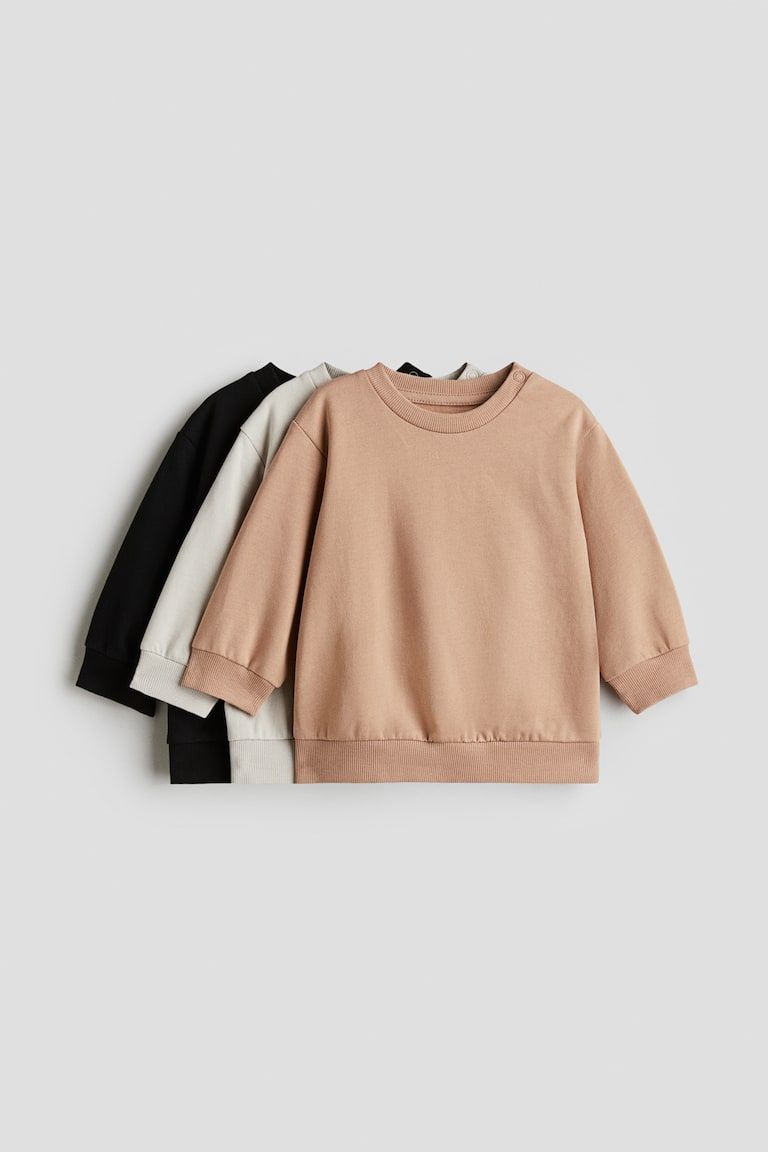 3-pack Cotton Sweatshirts