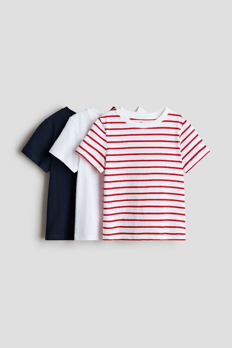 3-Pack Cotton T-Shirts