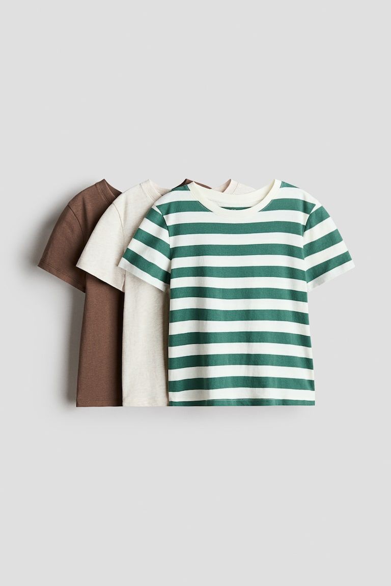 3-Pack Cotton T-Shirts