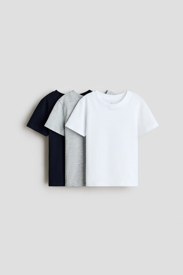 3-Pack Cotton T-Shirts