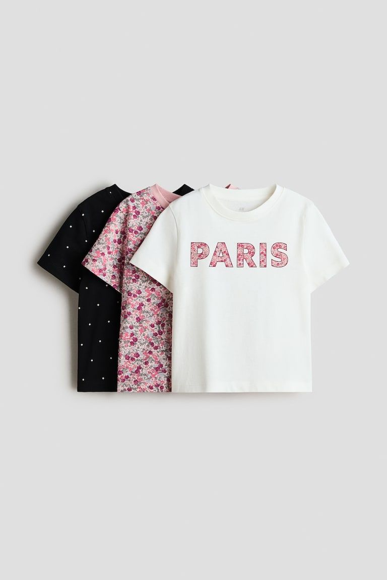 3-Pack Cotton T-Shirts