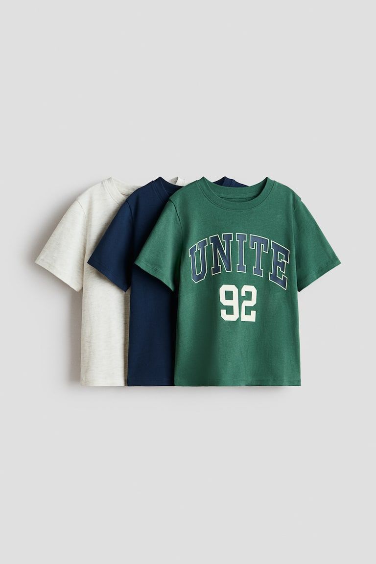 3-Pack Cotton T-Shirts