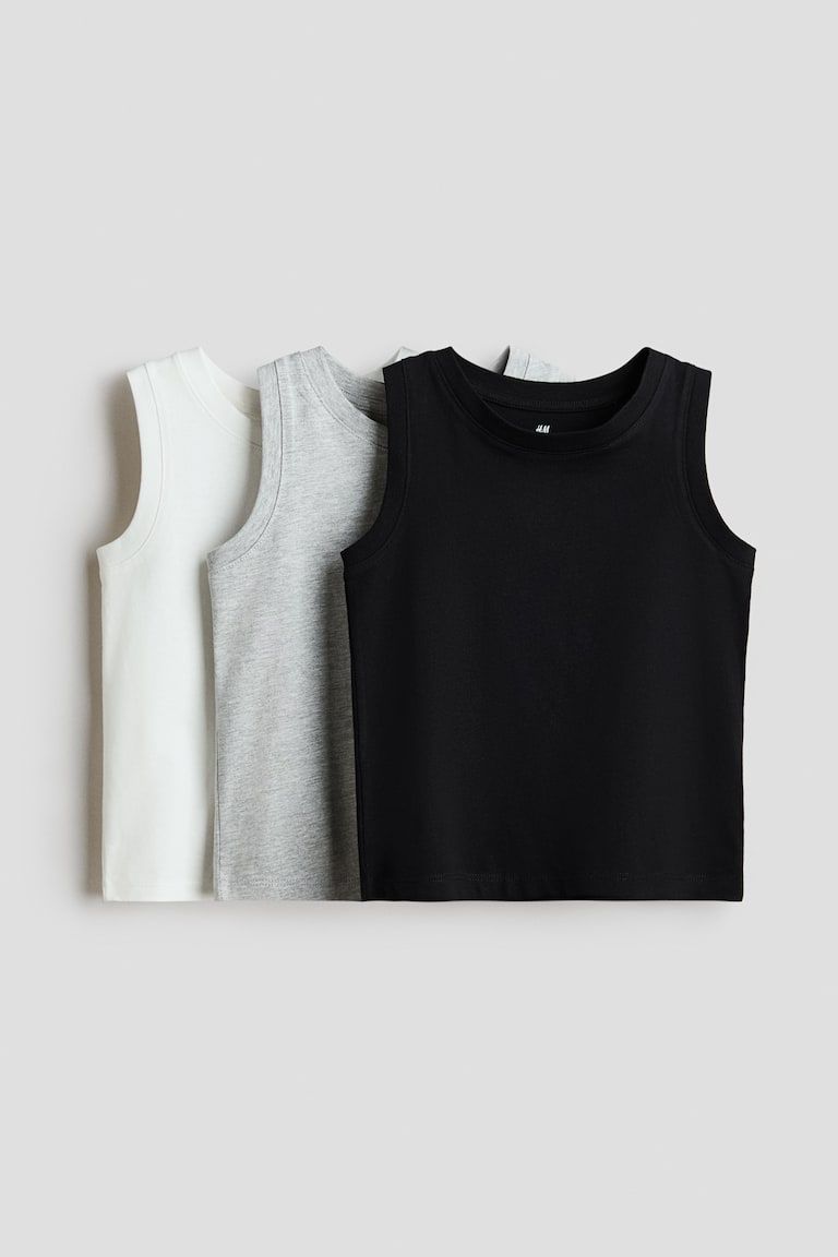 3-Pack Cotton Tank Tops