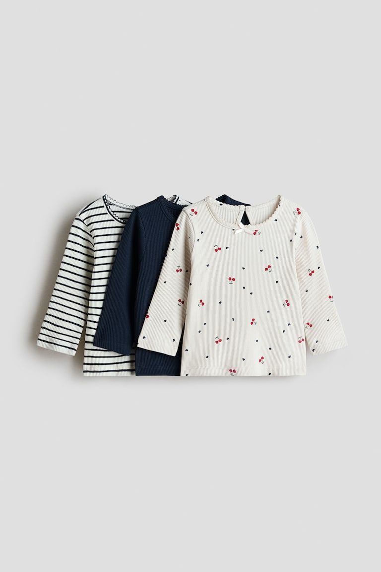 3-Pack Cotton Tops
