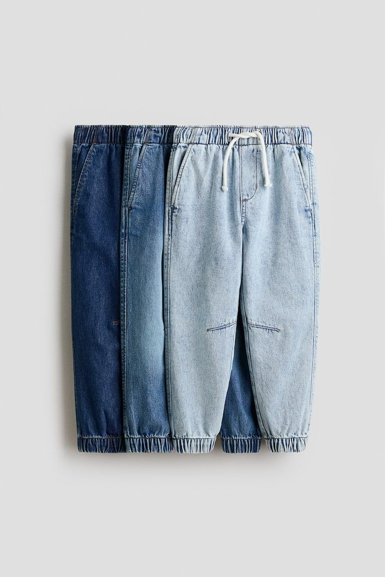 3-Pack Denim Joggers