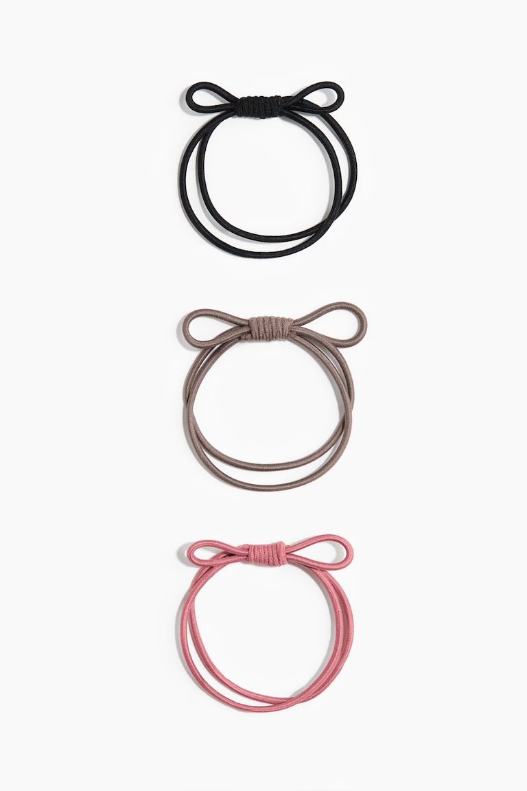 3-Pack Hair Elastics