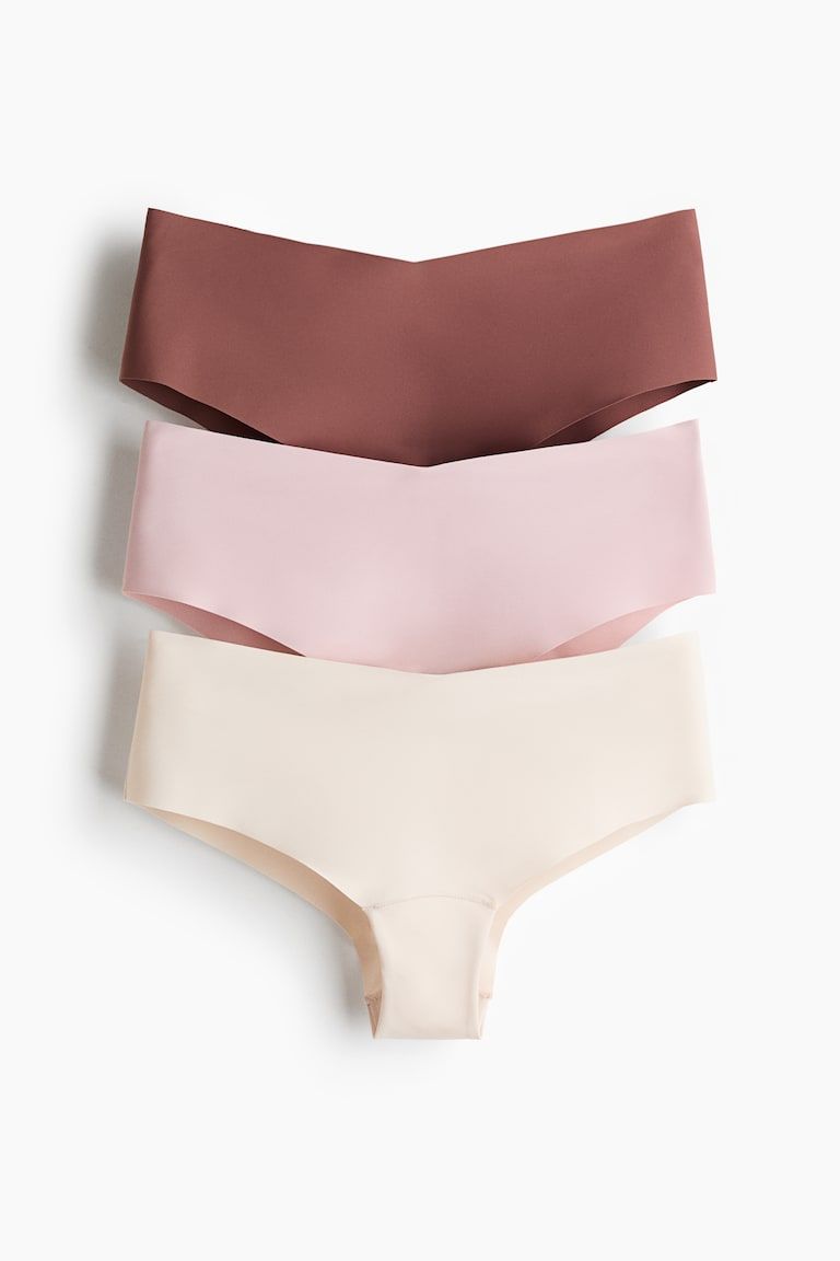 3-Pack Invisible Hipster Briefs with Lycra®