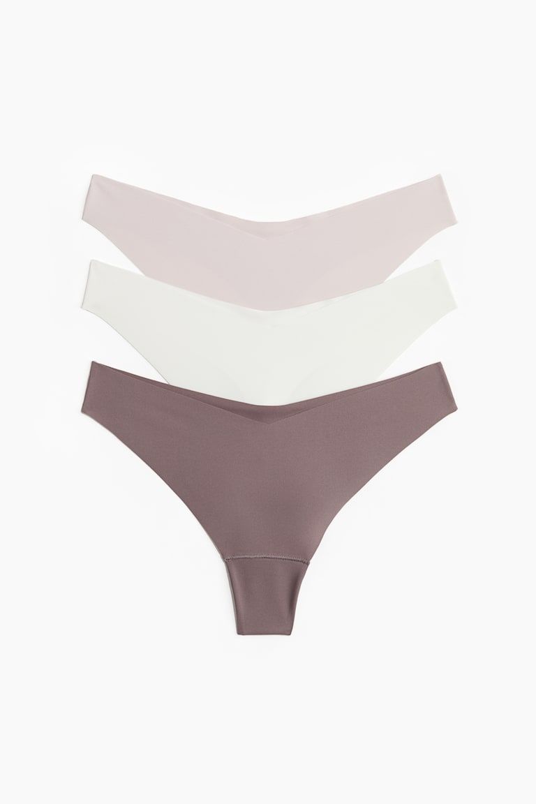 3-pack Invisible Thong Briefs