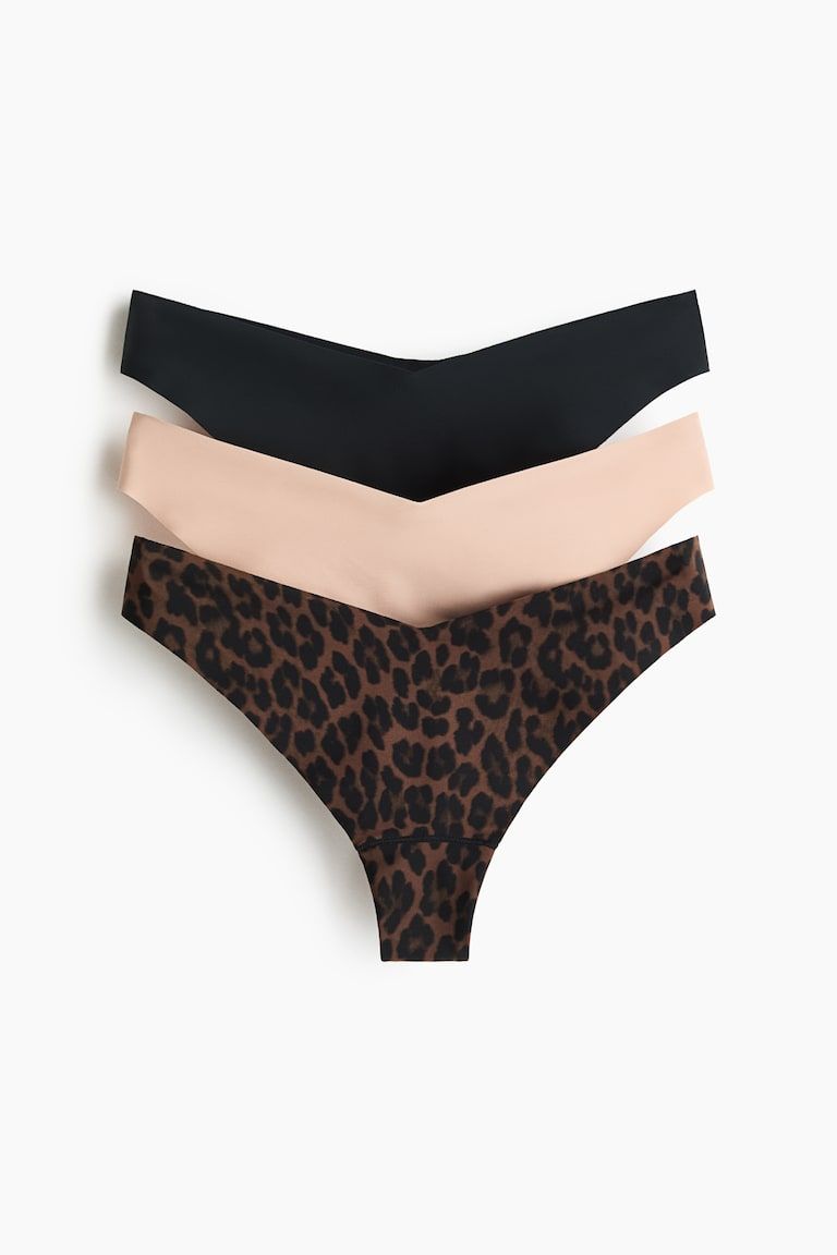 3-pack Invisible Thong Briefs