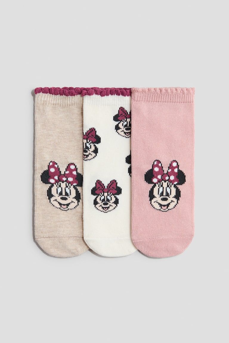 3-Pack Jacquard-Knit Socks