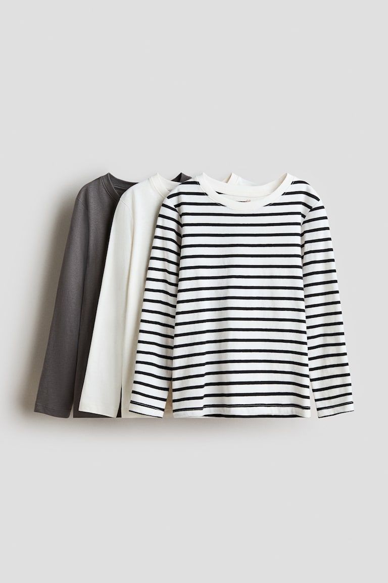 3-pack Long-sleeved T-shirts