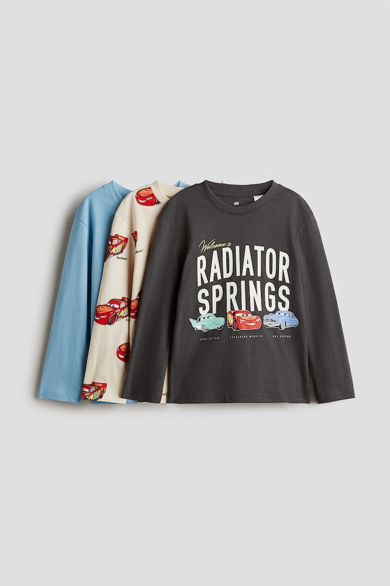 3-pack Long-sleeved T-shirts
