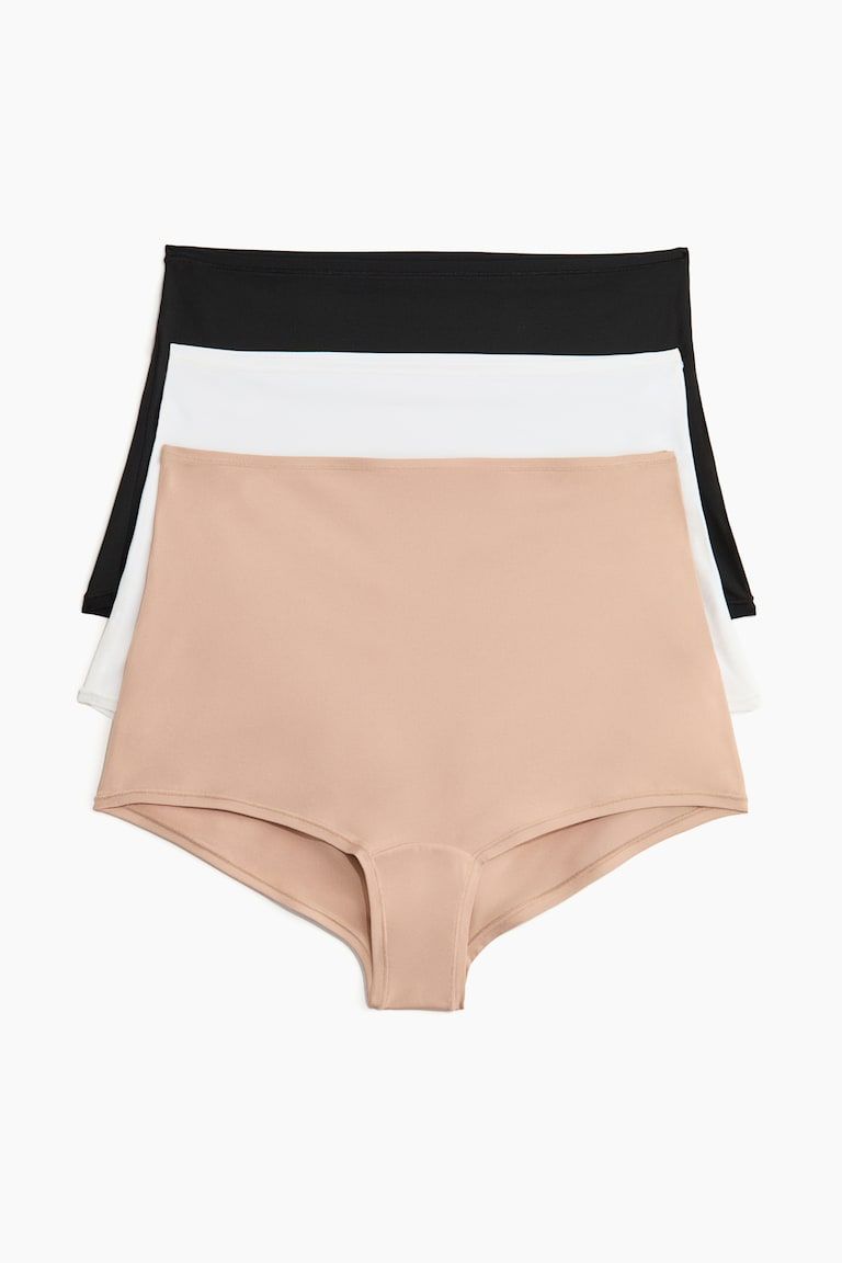3-pack Microfiber Shortie Briefs
