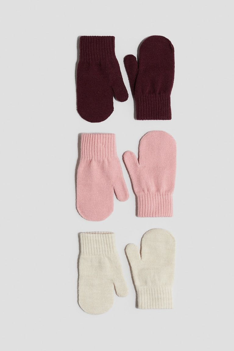 3-pack Mittens