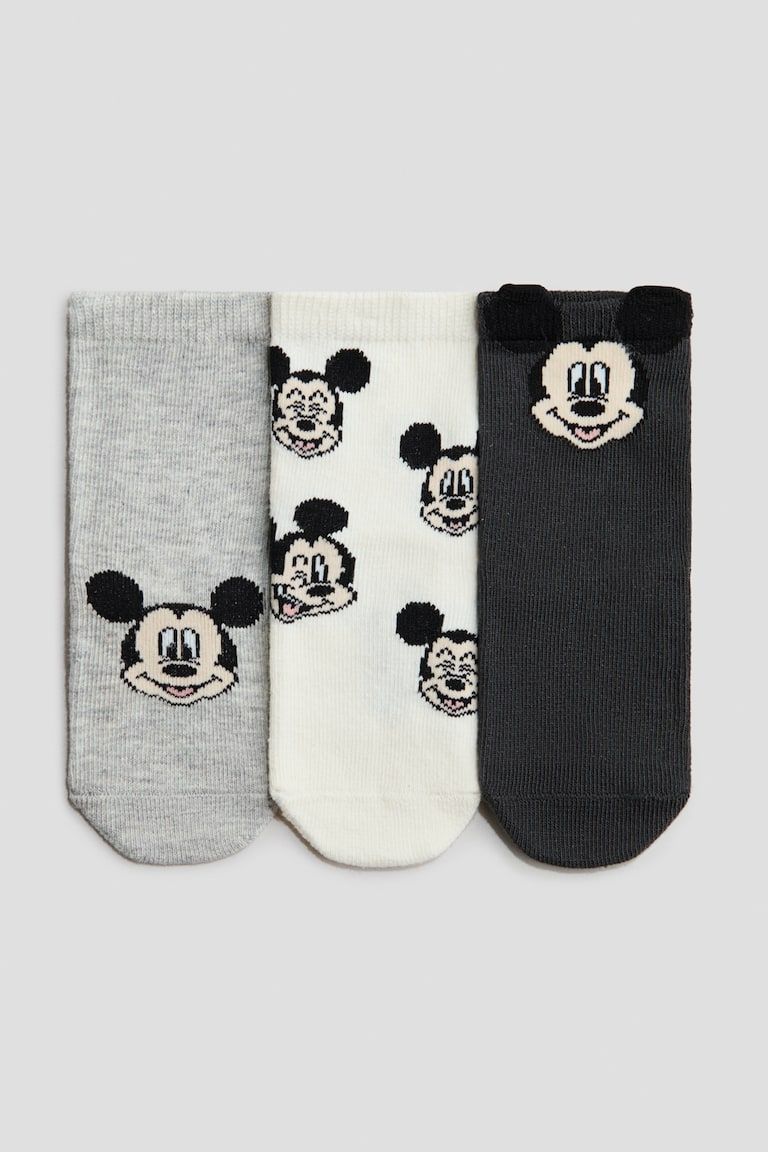 3-pack Motif-detail Socks